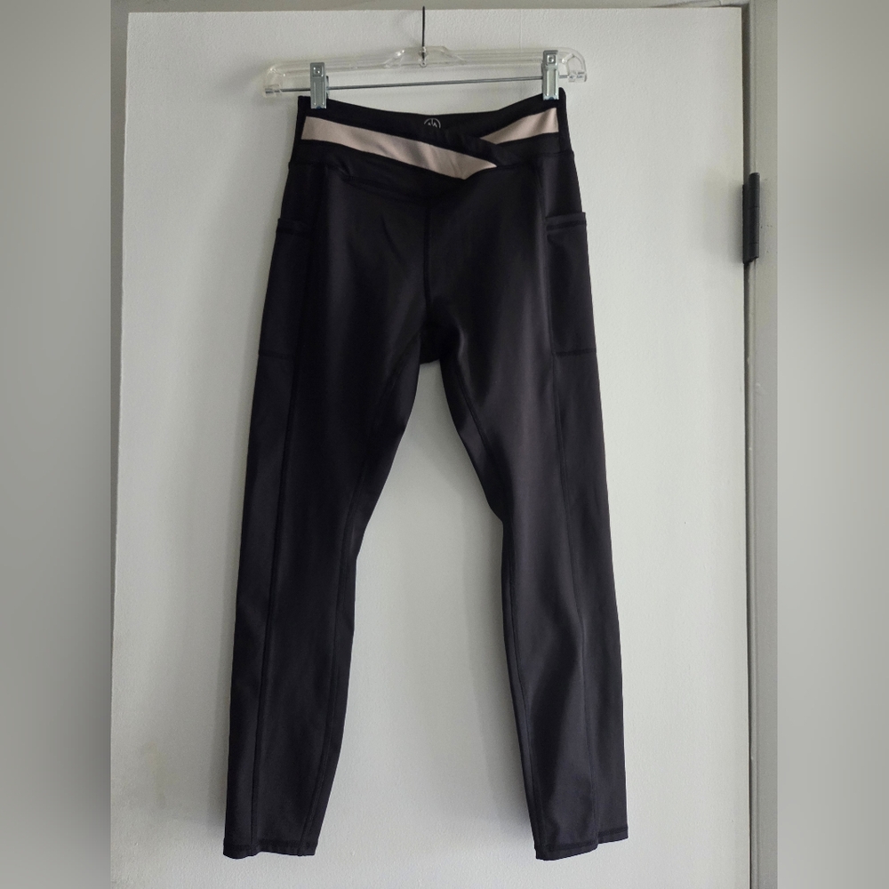 Men's Black Performance Pants with Side Pockets
